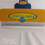 Фурмінатор для грумінгу собак з короткою шерстю, FURminator для собак великих порід, FDS-10-Yellow, фото 7
