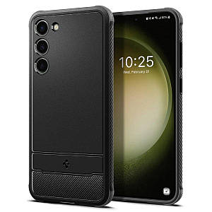 Чохол Spigen Rugged Armor до  Samsung Galaxy S23 Matte Black (ACS05711)