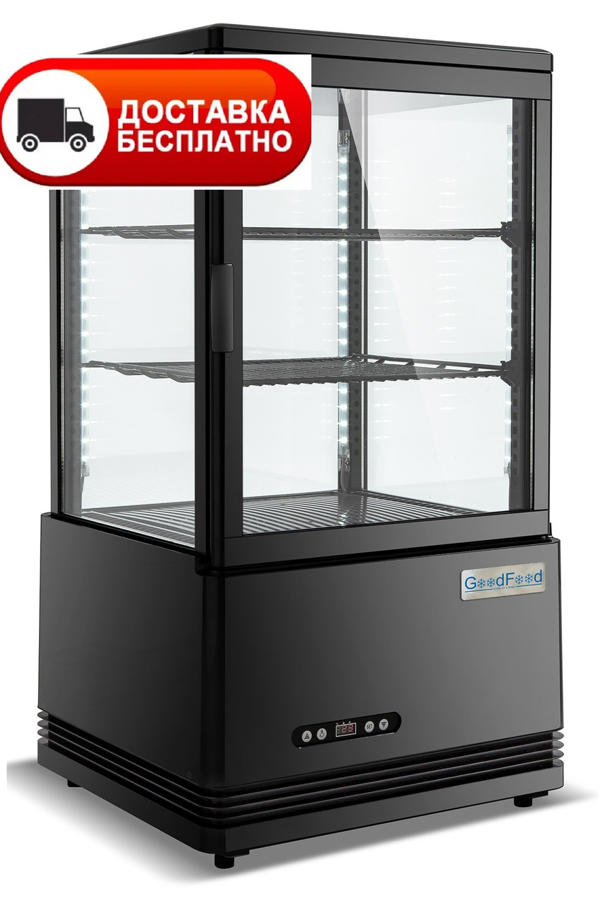 Вітрина холодильна GoodFood RT58L black