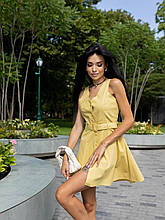 РОЗПРОДАЖ! Сукня жіноча лляна “Sophie” жовта M