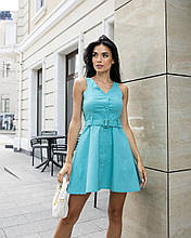 Сукня жіноча лляна "Sophie" бірюзова