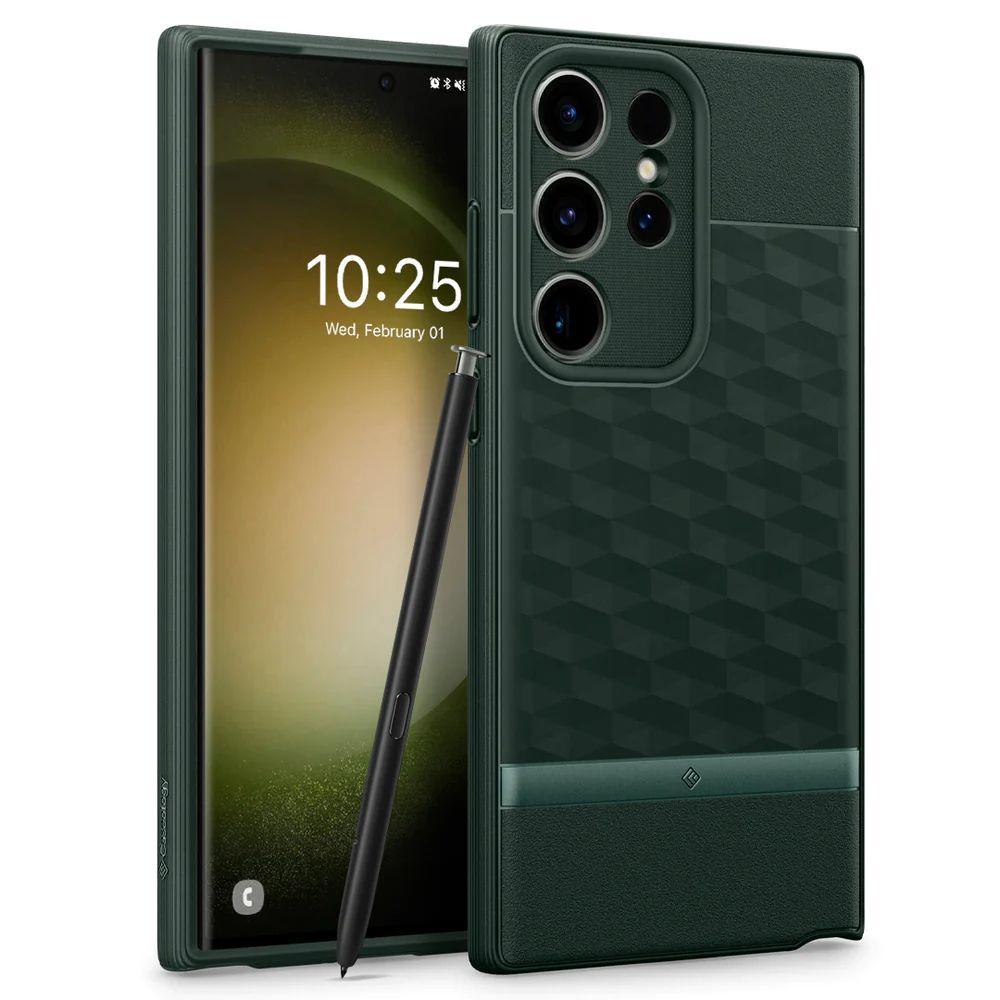 Чохол Caseology Parallax до Samsung Galaxy S23 Ultra Midnight Green (ACS05987), фото 1
