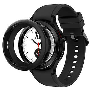 Чохол Spigen Liquid Air для Samsung Galaxy Watch 4 Classic 42mm Matte Black (ACS03141)