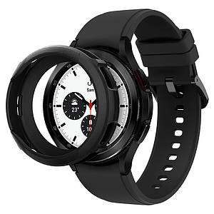 Чохол Spigen Liquid Air до Samsung Galaxy Watch 4 Classic 46mm Matte Black (ACS03140)