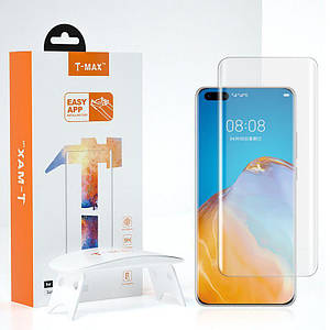 Захисне скло T-Max UV Tempered Glass для Huawei P40 Pro Clear