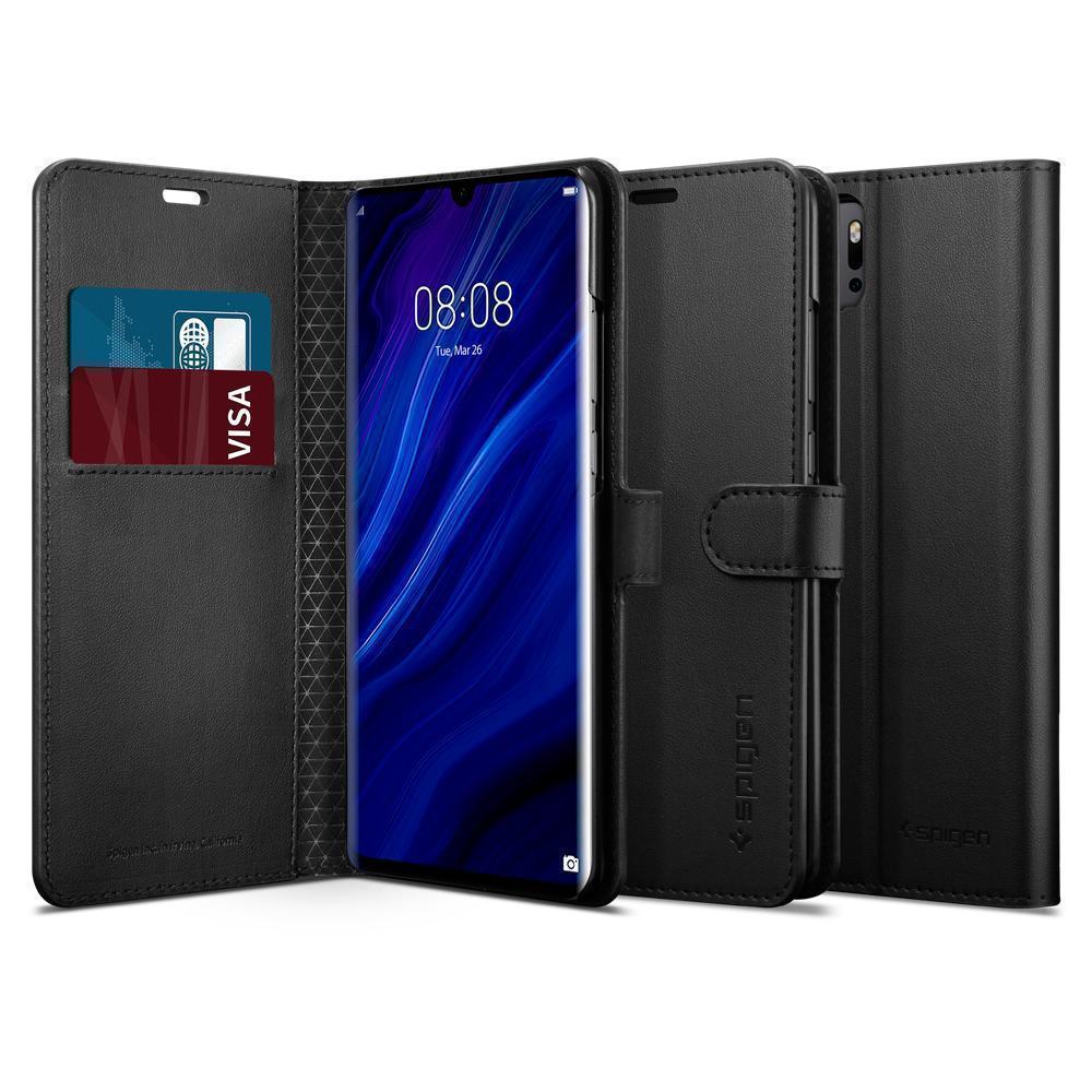 Чехол Spigen Wallet S для Huawei P30 Pro Black (L37CS25732), фото 1