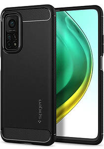 Чохол Spigen Rugged Armor для Xiaomi Mi 10T / 10T Pro Matte Black (ACS02161)