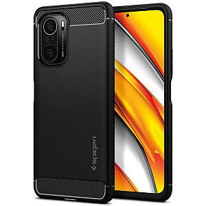 Чохол Spigen Rugged Armor для Xiaomi Mi 11i / Poco F3 Matte Black (ACS03006)