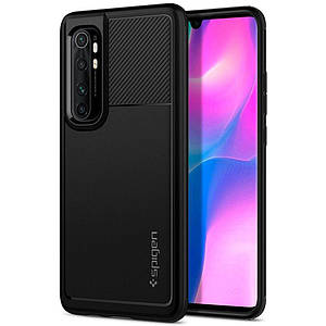 Чохол Spigen Rugged Armor для Xiaomi Mi Note 10 Lite Matte Black (ACS01306)