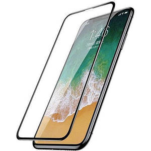 Захисне скло Baseus 0.3 mm 3D Full-screen Full glass для iPhone 11 / XR Black (SGAPIPH61-KC01)