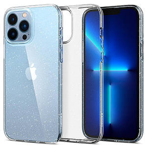 Чохол Spigen Liquid Crystal Glitter для iPhone 13 Pro Crystal Quartz (ACS03255)