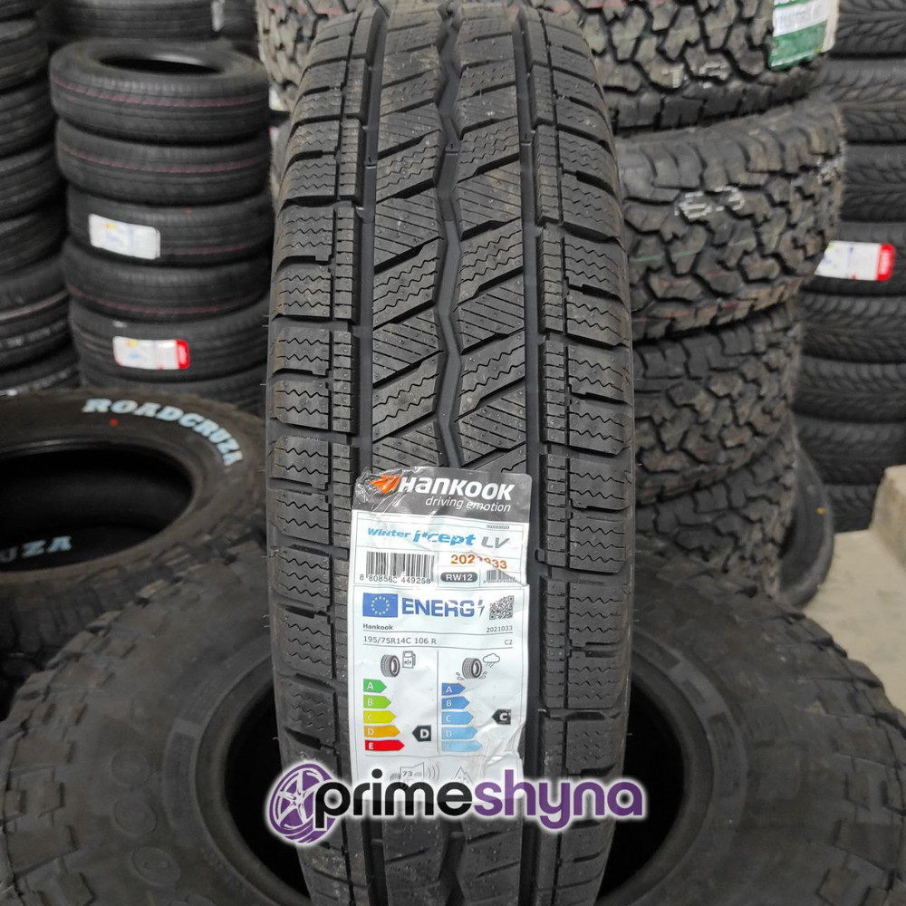 Hankook Winter i*cept LV RW12 195/75 R14C 106/104R, фото 1