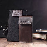 Оригінальна ключниця у формі футляра з натуральної шкіри Grande Pelle 22570 Коричневий, фото 10