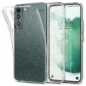 Чохол Spigen Liquid Crystal Glitter для Samsung Galaxy S22 Plus Crystal Quartz (ACS03951)