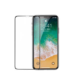 Захисне скло Baseus 0.3 mm Silk-Screen 3D Tempered Glass для iPhone XS/X / 11 Pro Black
