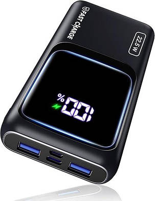 Coolreall Power Bank, 22,5 Вт PD3.0 QC4.0, портативний зарядний пристрій зі швидким заряджанням, 20 000 мА·год, фото 1