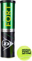 М'ячі для тенісу Dunlop Fort TS 4B метал банка