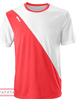 Футболка чол. Wilson TEAM II CREW white-coral S