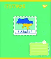 Зошит предметний Географія (А5, 48 аркушів, клітинка) Yes Ukraine forever 766778