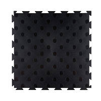 Модульне покриття для підлоги ПВХ плитка Преміум Монетка Чорна