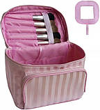 Дорожня косметичка Trip Story 17х22х15 см Рожевий (KOSATTICA-10 pink), фото 4