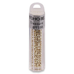 Бісер японський Toho Treasure 11/0, 3 г, TT-11-PF557, циліндричний