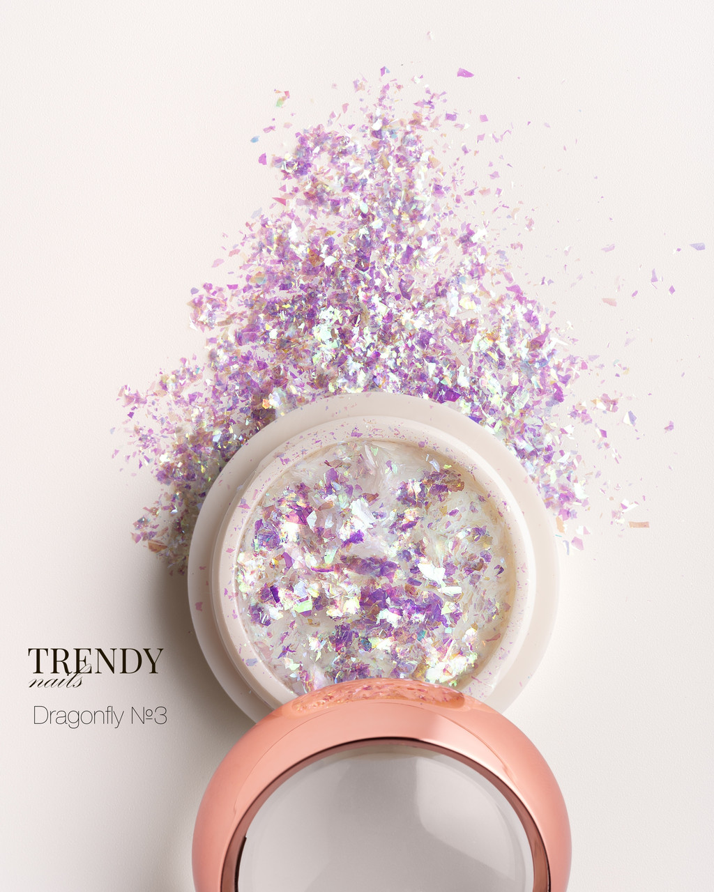 Голографічні пластівці Trendy Nails Dragonfly №03