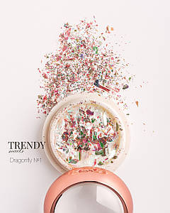 Дизайн для нігтів голографічні хлоп'я Trendy Nails Dragonfly №01