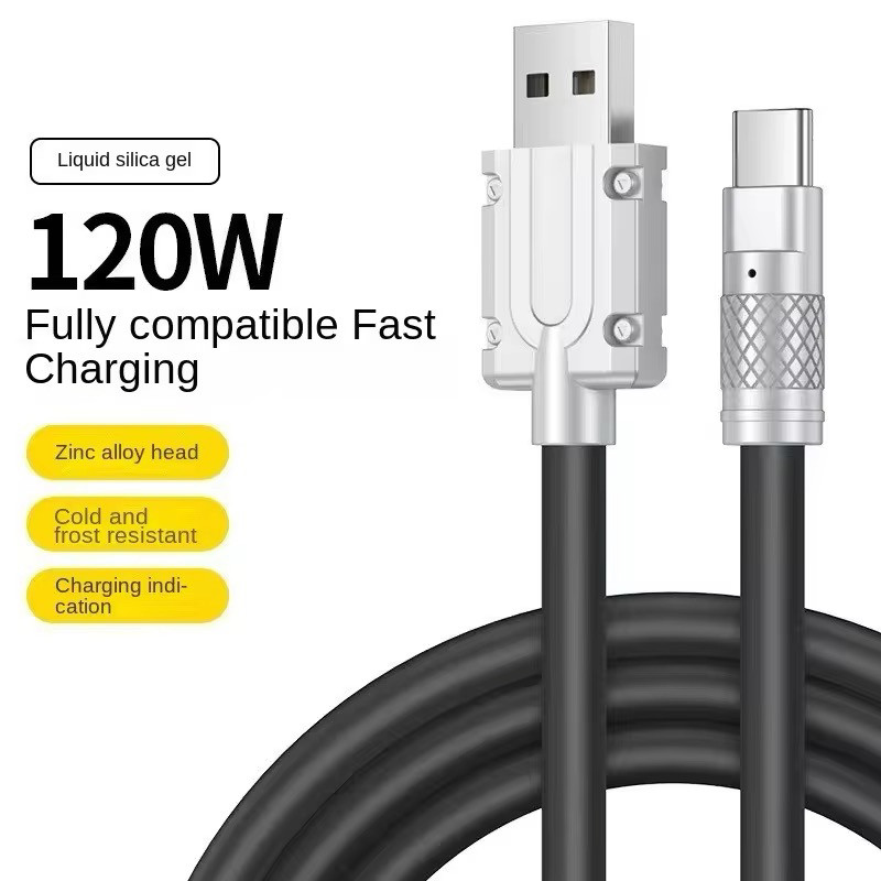 Зарядний кабель 2 метри USB -Type-C швидкісна зарядка для Android, Apple, Xiaomi, iPhone, Samsung