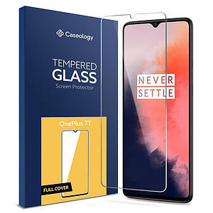 Захисне скло Caseology Tempered Glass Full Screen Protector Cover для OnePlus 7T Black (AGL00674)