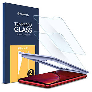 Захисне скло Caseology Tempered Glass Screen Protector 2-Pack для iPhone 11 Clear (AGL00190)