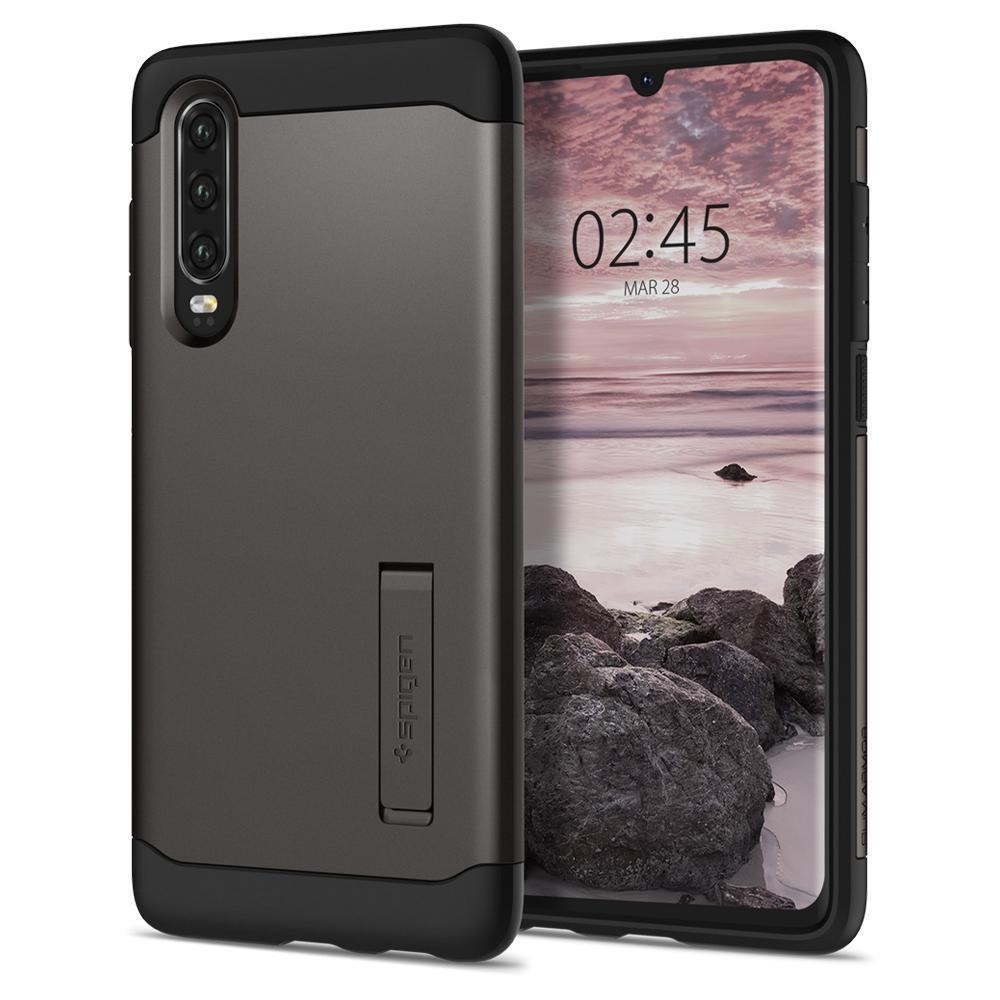 Чехол Spigen Slim Armor для Huawei P30 Gunmetal (L38CS25936), фото 1