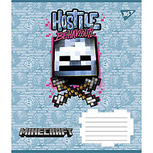 Зошит 12 аркушів лінійка "YES, 1 Вересня"/ Minecraft.Heroes, фото 2