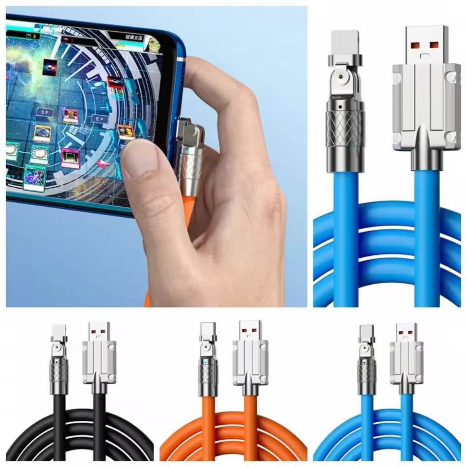 Кабель зарядний USB-Type-C швидке заряджання для Xiaomi, iPhone , Samsung 1 м 120W