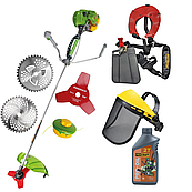 Потужна двотактна бензокоса (тример бензиновий) Procraft T4200 PRO NEW Мотокоса Прокрафт 4200Вт