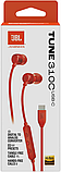 Навушники дротові спідн-с JBL T310C USB-C (JBLT310CRED) червоні, фото 5