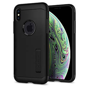 Чохол Spigen Slim Armor для iPhone XS/X Black (063CS25136)
