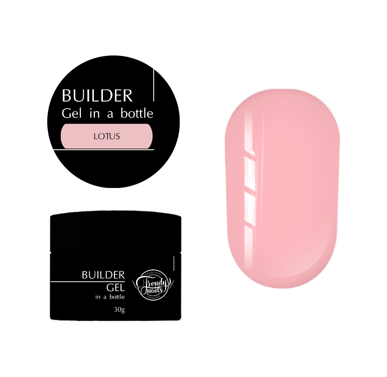 Моделюючий гель Trendy Nails Builder Gel in a bottle Lotus, 30 мл, фото 1