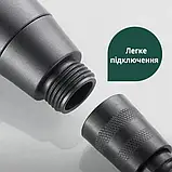 Душова насадка масажна лійка для душу Turbocharged shower head 4в1 силіконові масажні шипи, фото 6
