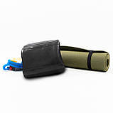 Килимок для йоги та фітнесу (каремат) + фітбол м'яч для фітнесу, вагітних 75 см OSPORT Set 92 (n-0122) Хакі-чорний, фото 2