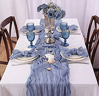 Ранер з серветками 6шт Leeseph блакитний