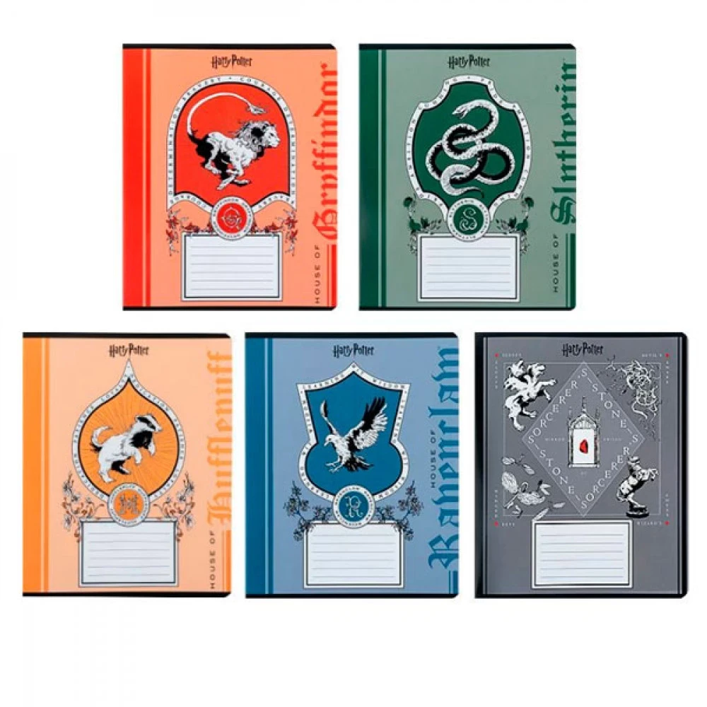 Зошит 18_листов лінія "KITE" гібрид+УФ ЛАК/ Harry Potter