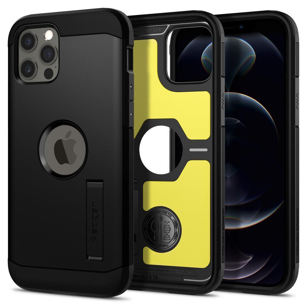 Чохол Spigen Tough Armor для iPhone 12 / 12 Pro Black (ACS01710)