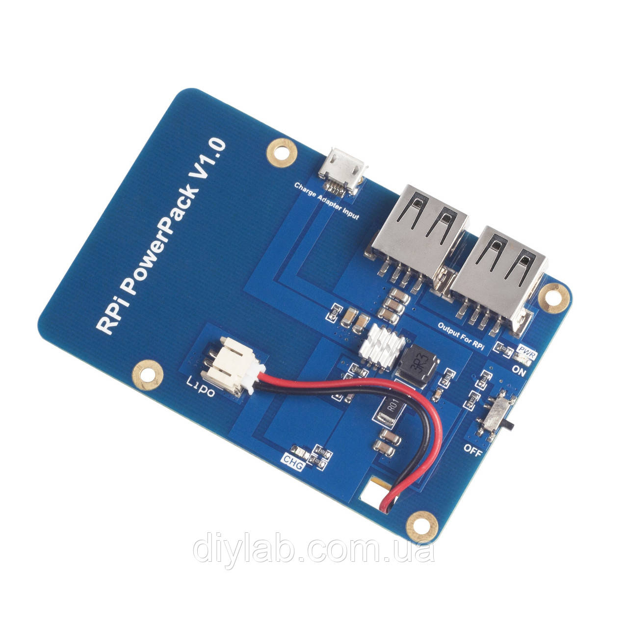 Плата розширення Power Bank 3800mAh 5V/1.8A для Raspberry Pi, фото 1