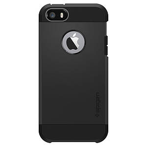 Чохол Spigen Tough Armor для iPhone 5/5S/SE Black (041CS20189)