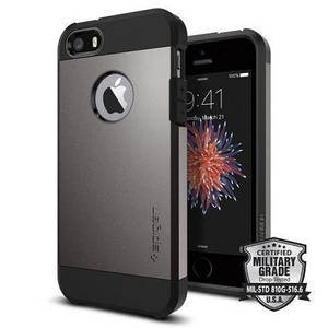 Чохол Spigen Tough Armor для iPhone 5/5S/SE Grey