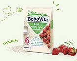 Каша Bobovita молочна рисова з полуницею від 6 місяців, 330 г, фото 2