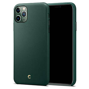 Чохол Spigen Ciel Basic Leather для iPhone 11 Pro Forest Green (077CS27270)