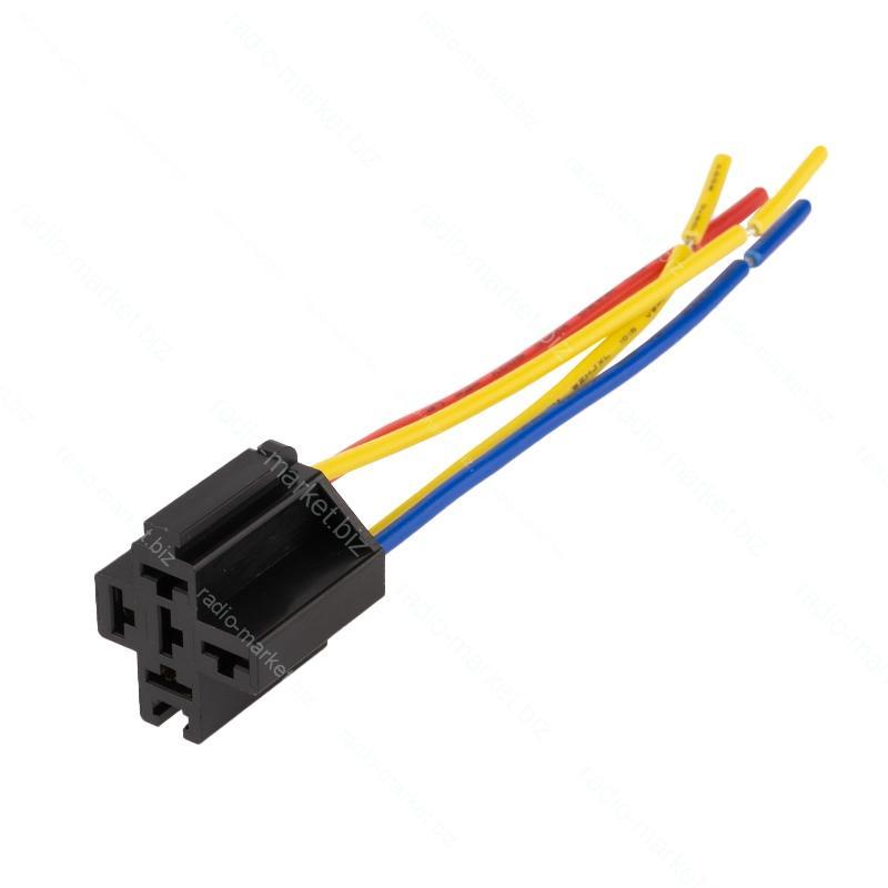 Колодка для підключення автомобільного реле 4pin