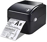 Принтер етикеток Xprinter XP-420B USB з функцією відклеювання чорний, фото 3